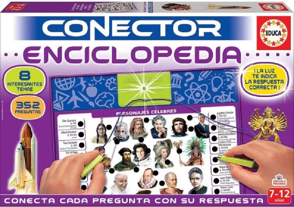 Educa Borras Conector Enciclopedia Brettspiel Mehrfarbig Mehrfarbig One Size 63917205