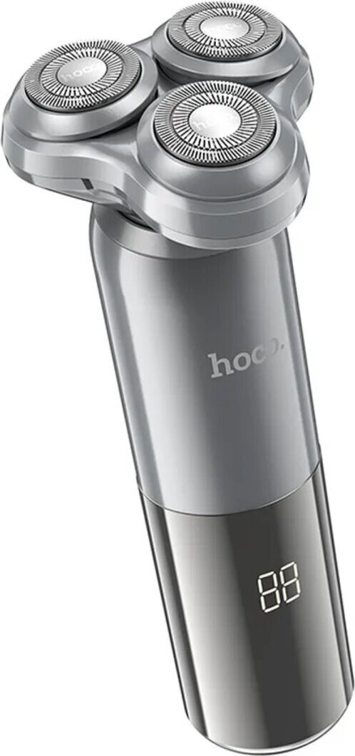 Trojčepeľový holiaci strojček HOCO HP35 sivý
