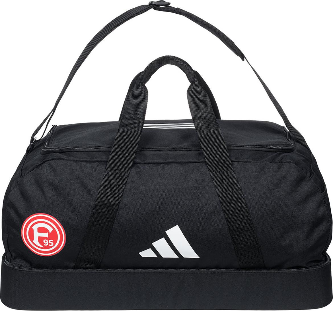 adidas Fortuna Düsseldorf Teamwear Sporttasche 25-26 in schwarz
