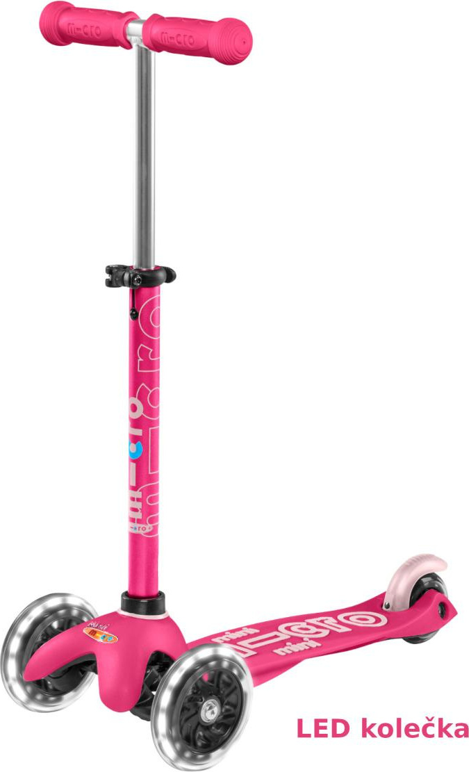 Micro Mobility Systems Micro Mobility - mini micro deluxe LED pink MMD075