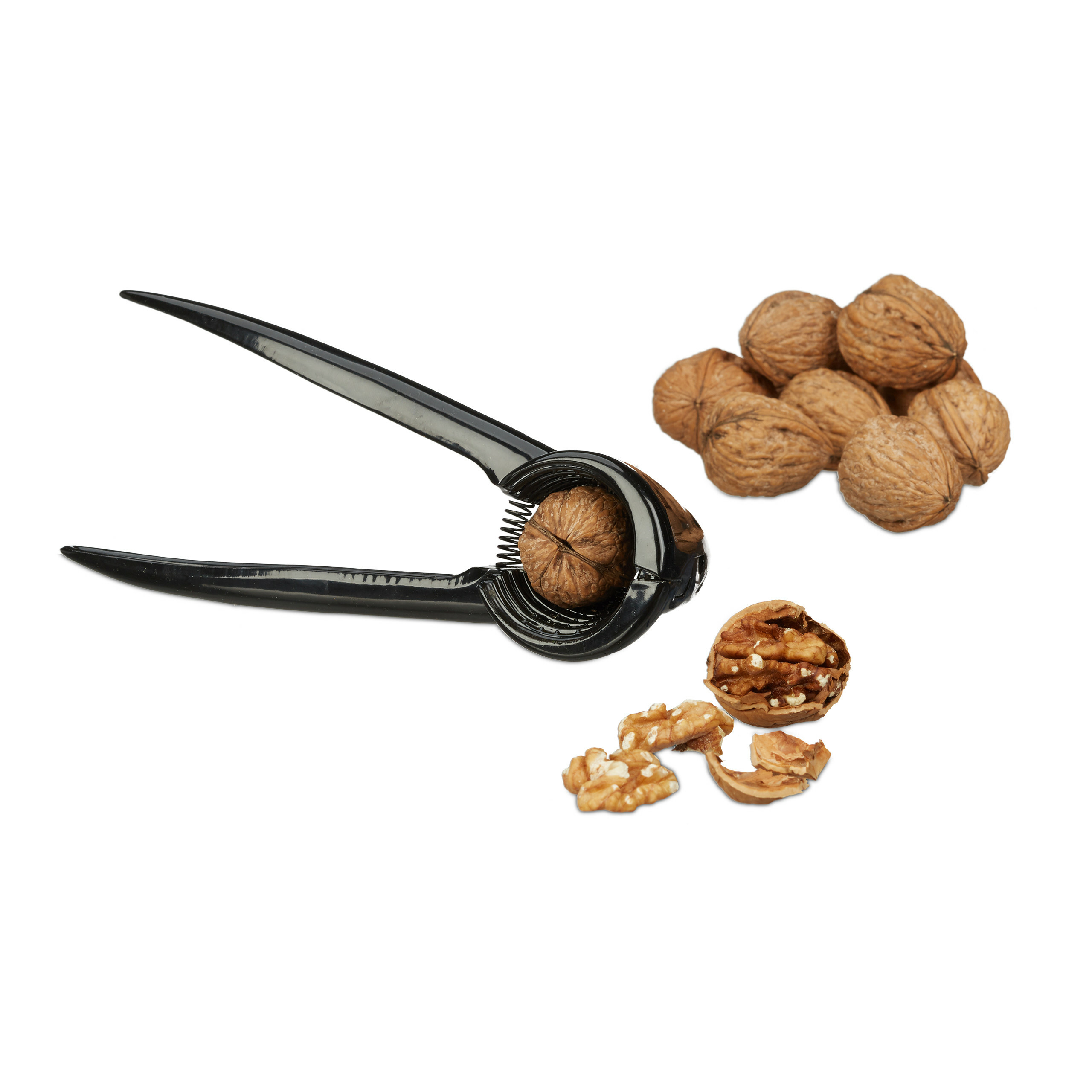 Haselnuss Mandel und andere Trockenfrüchte Nussknacker aus Olivenholz 