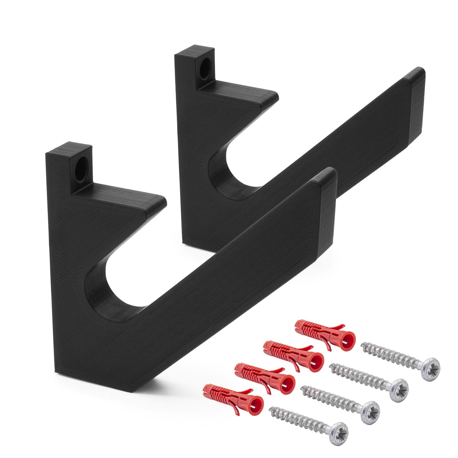 Techchii Skateboard Wandhalterung 2er Set - Universal Board Aufbewahrung