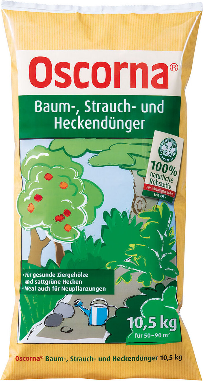 Oscorna - Baum-, Strauch- und Heckendünger 10,5 kg 784