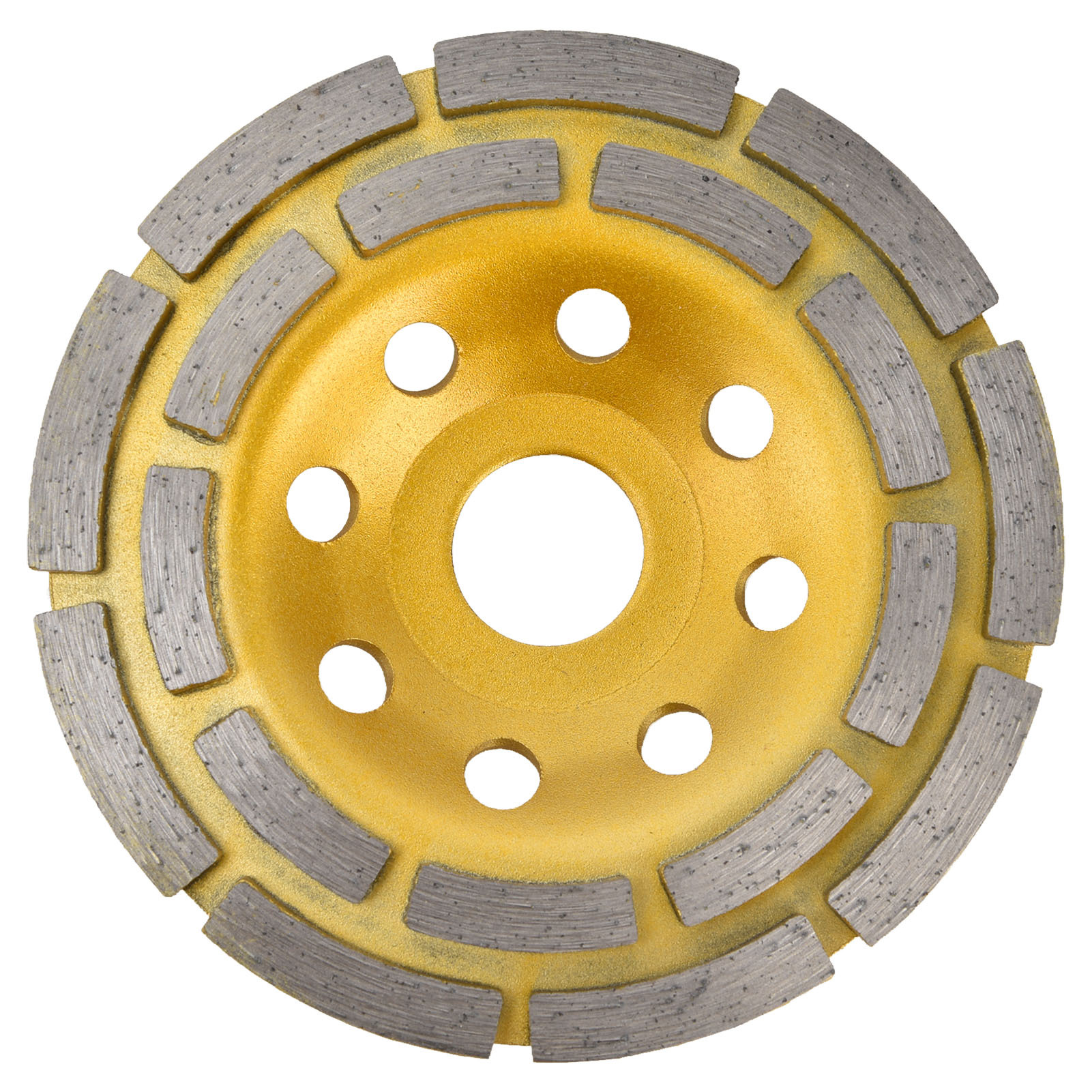 Cocosity Diamant-Cup-Schleifscheibe, Diamant-Cup-Schleifscheibe, Betonschleifscheibe, zweireihige Schleifscheibe, Schleifscheibe, Winkelschleiferscheibe