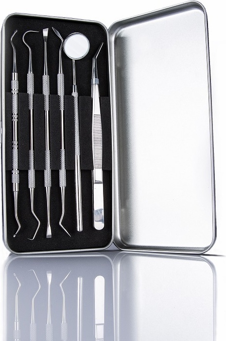 INF Profi-Set für Zahnpflege Edelstahl 6-teilig 37707622