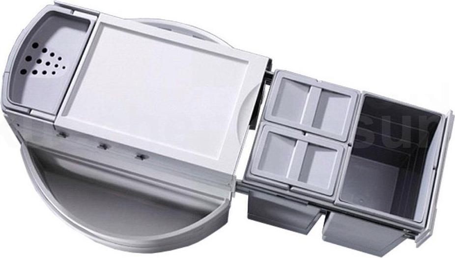 Hailo Eckabfallsammler 3646132 3-fach Mülltrennung 18 + 2x 8,5 Liter 3646131 | 1068589