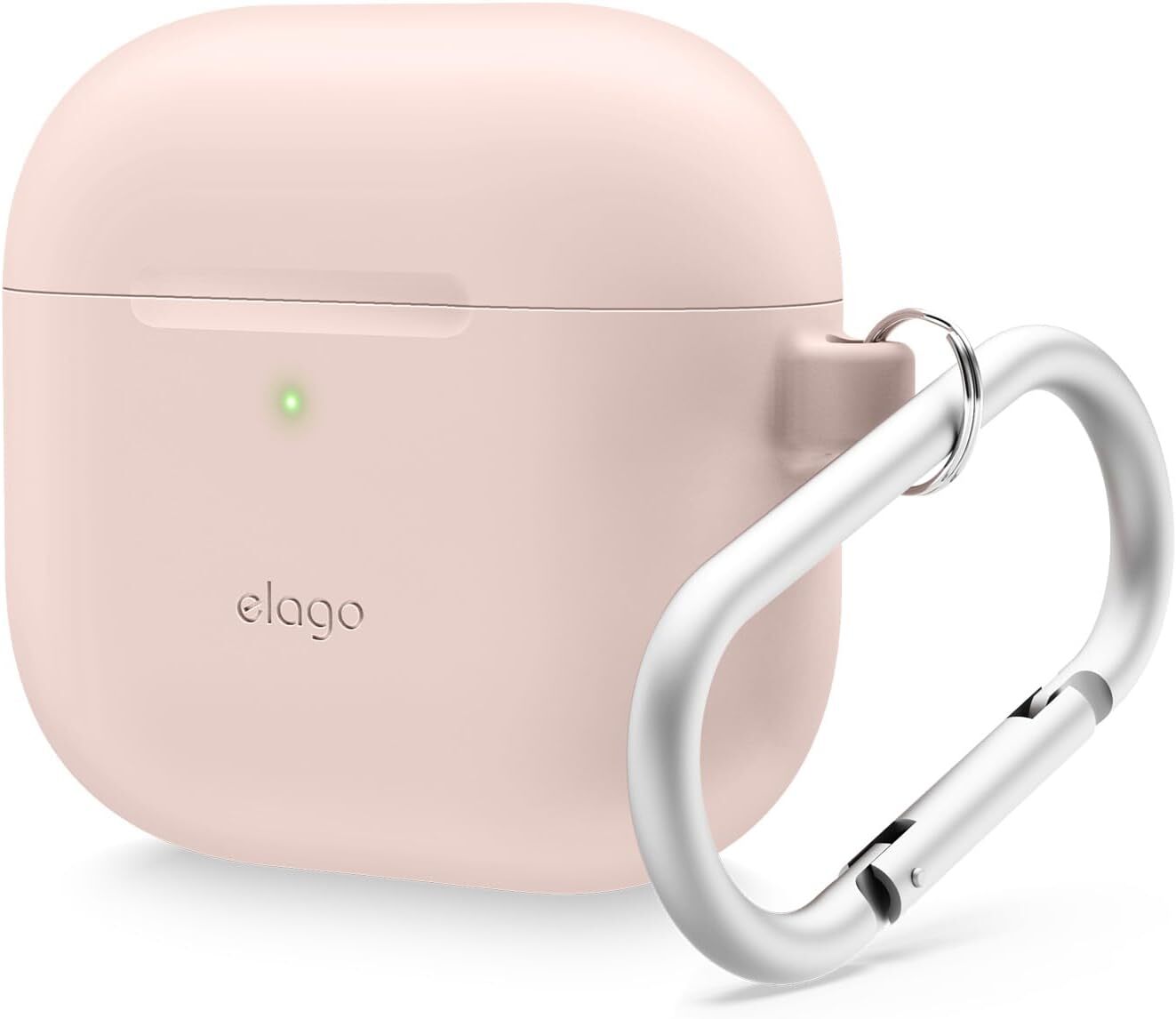 Elago Silikon-Hängehülle für AirPods 4, Sandrosa EAP4SC-HANG-SPK