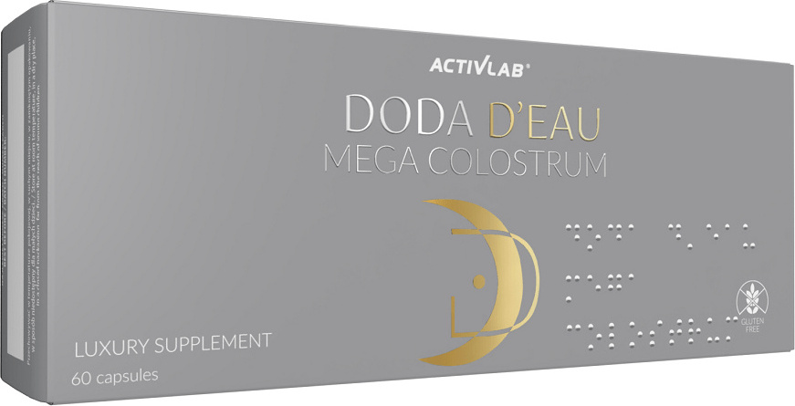 Activlab DODA D'EAU Mega Colostrum 60 Kapseln, regeneration, Vitamine und Mineralien, Müdigkeit und Stress, Immunglobulin G, Lactoferrin ACTIV/1903