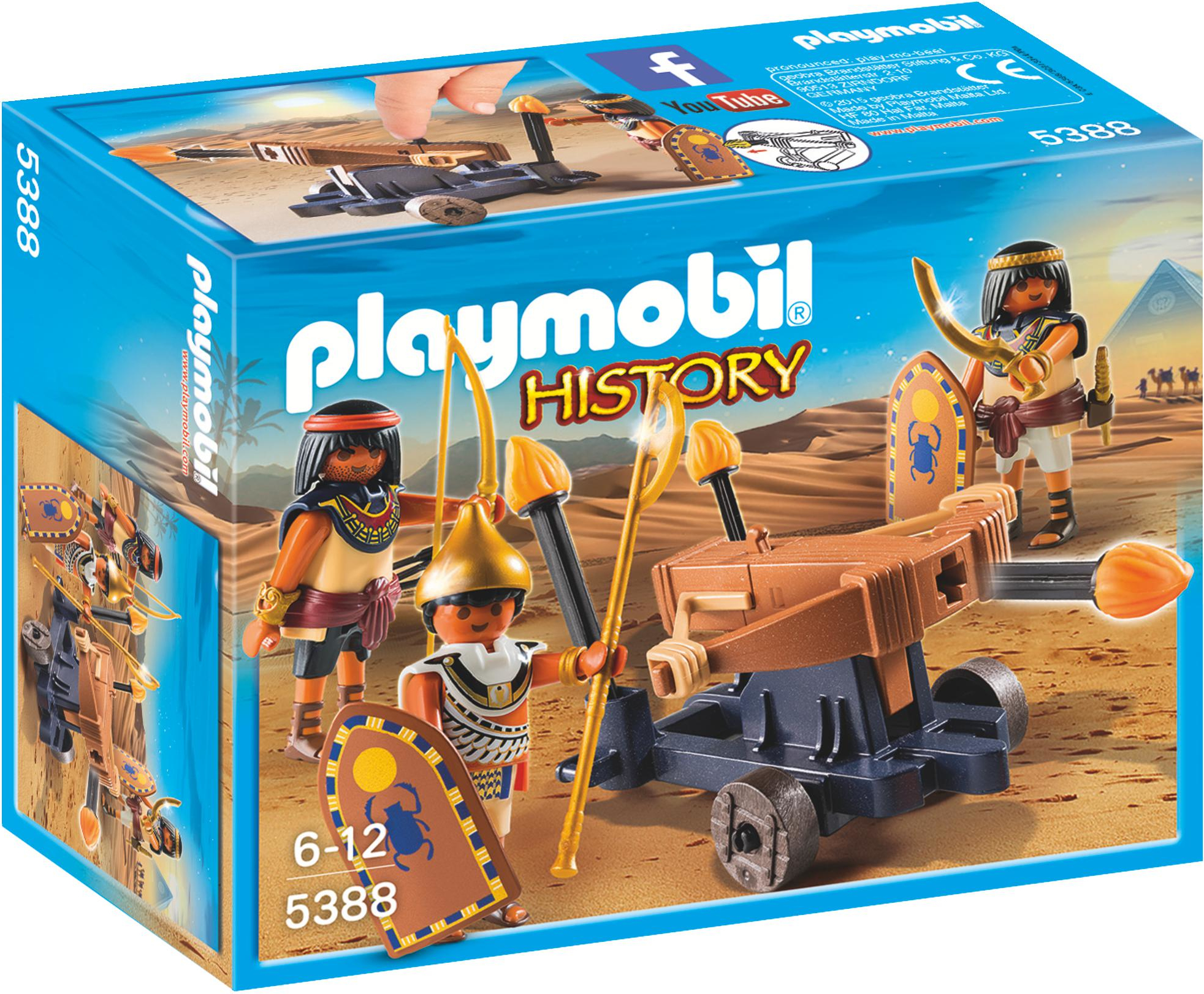 PLAYMOBIL 5388 - Ägypter mit Feuerballiste s564411