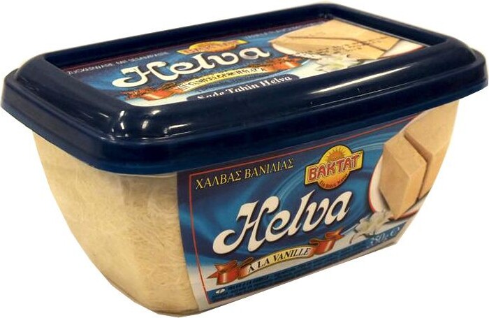 Baktat Helva a la Vanille 350g Becher (Süßware mit Sesampaste und Vanillegeschmack)