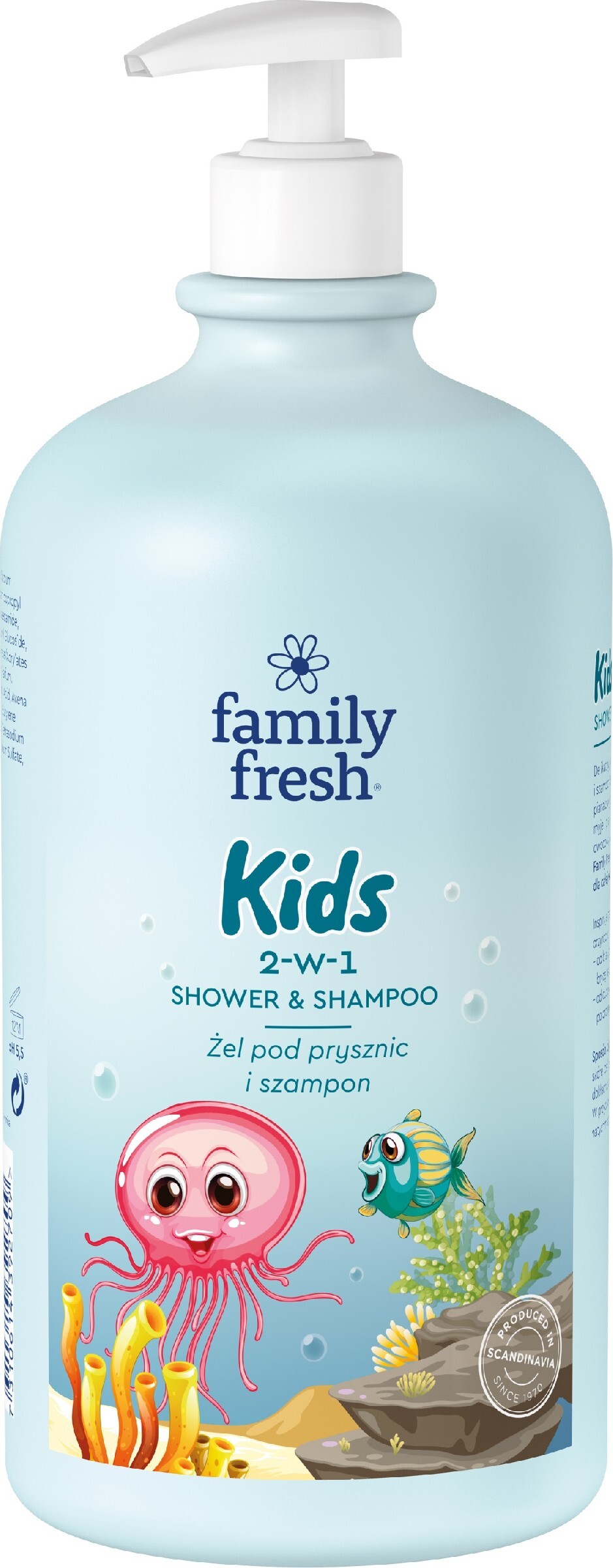Family Fresh_Kids 2W1 Detský sprchový gél a šampón 1000 ml