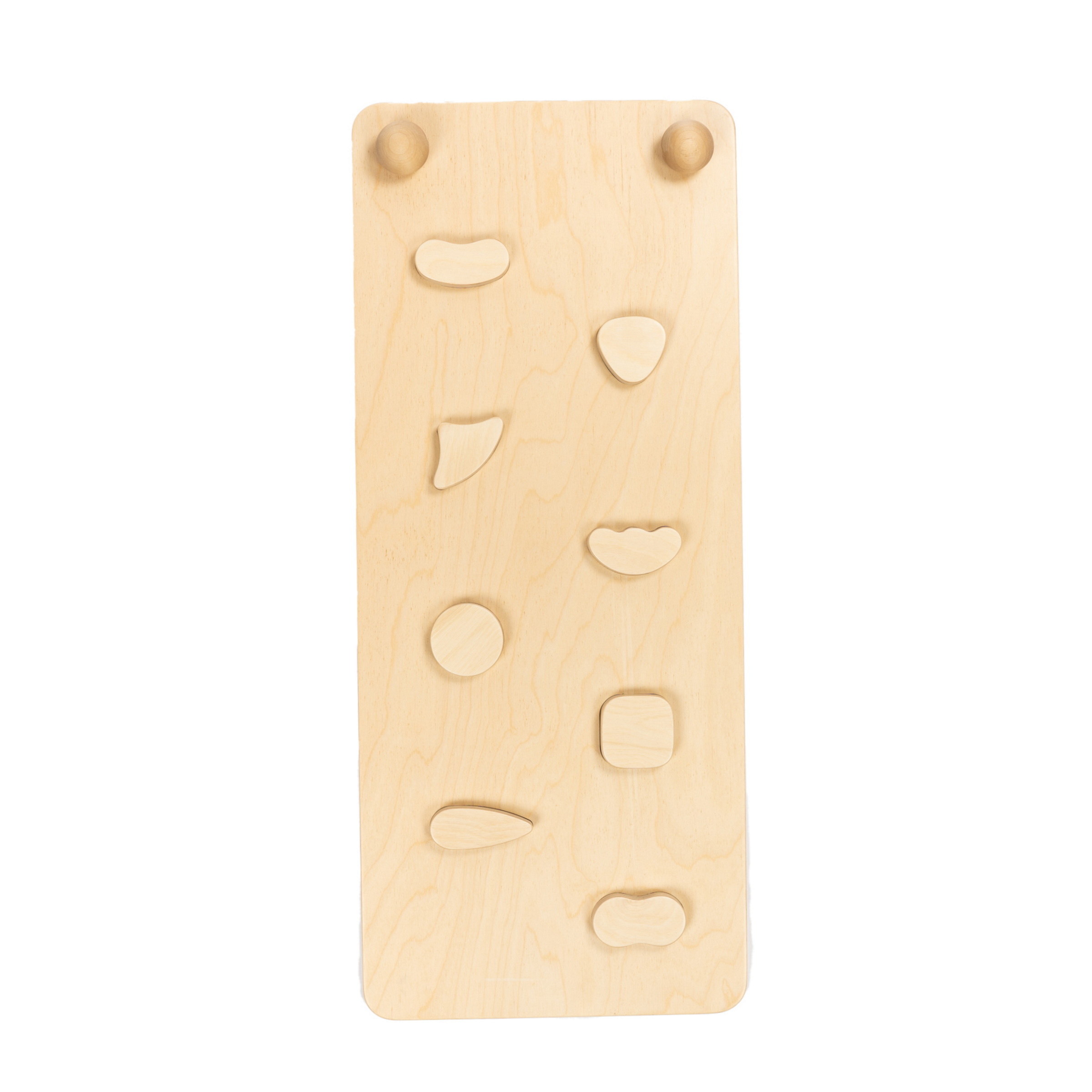 leg&go Rutsche für Kletterdreieck, Indoor Kinderrutsche, Rampe aus Holz, Naturholz PR-01-BRCH