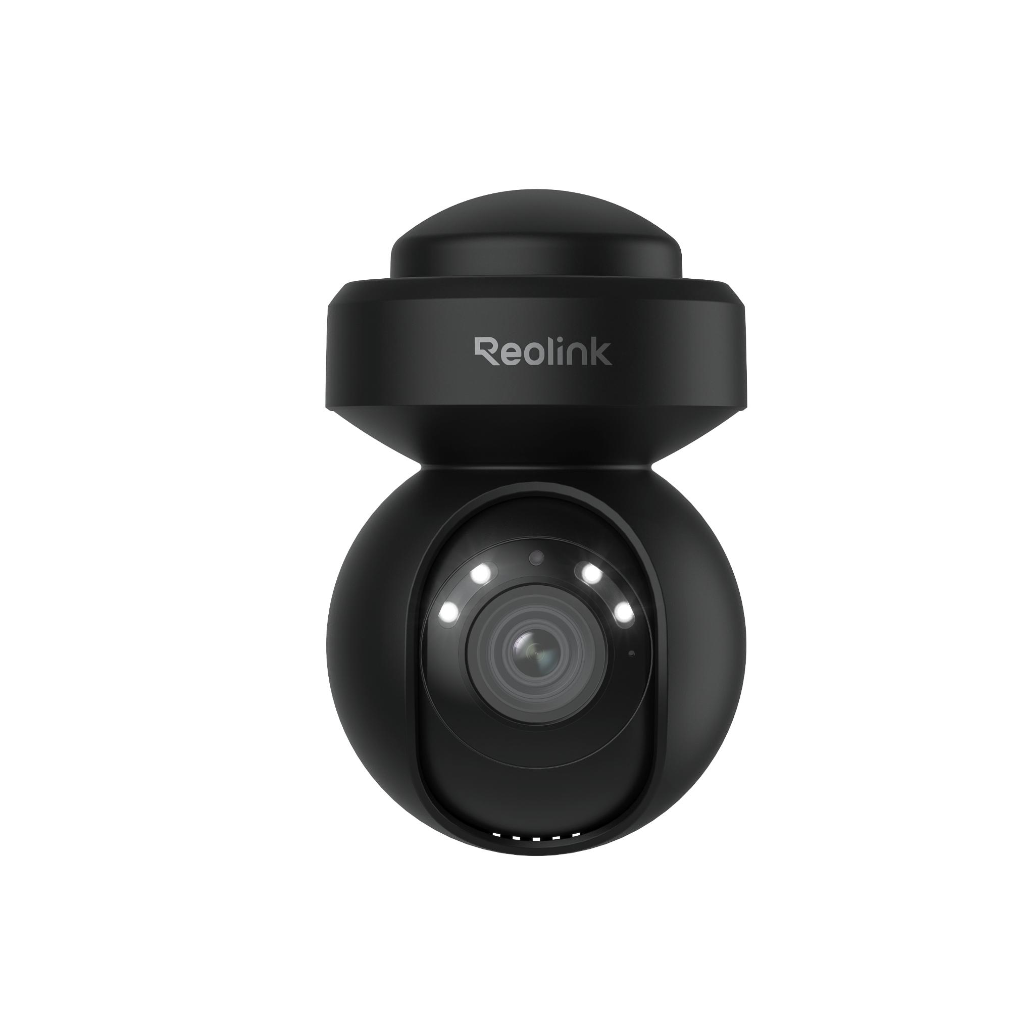 Reolink E1 Outoodoor Pro, vonkajšia monitorovacia kamera 4K 8MP PTZ Wi-Fi 6, automatické sledovanie, 3-násobný optický zoom, farebné nočné videnie, detekcia AI, čierna