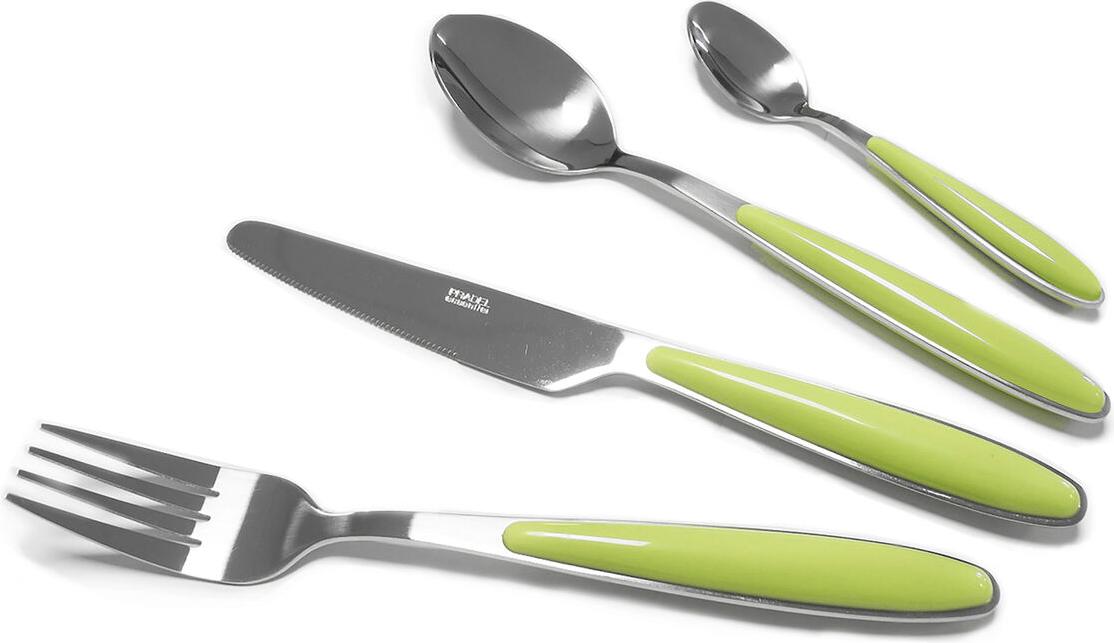 Besteck Pradel essentiel Colorfull grün Metall 20 Stücke