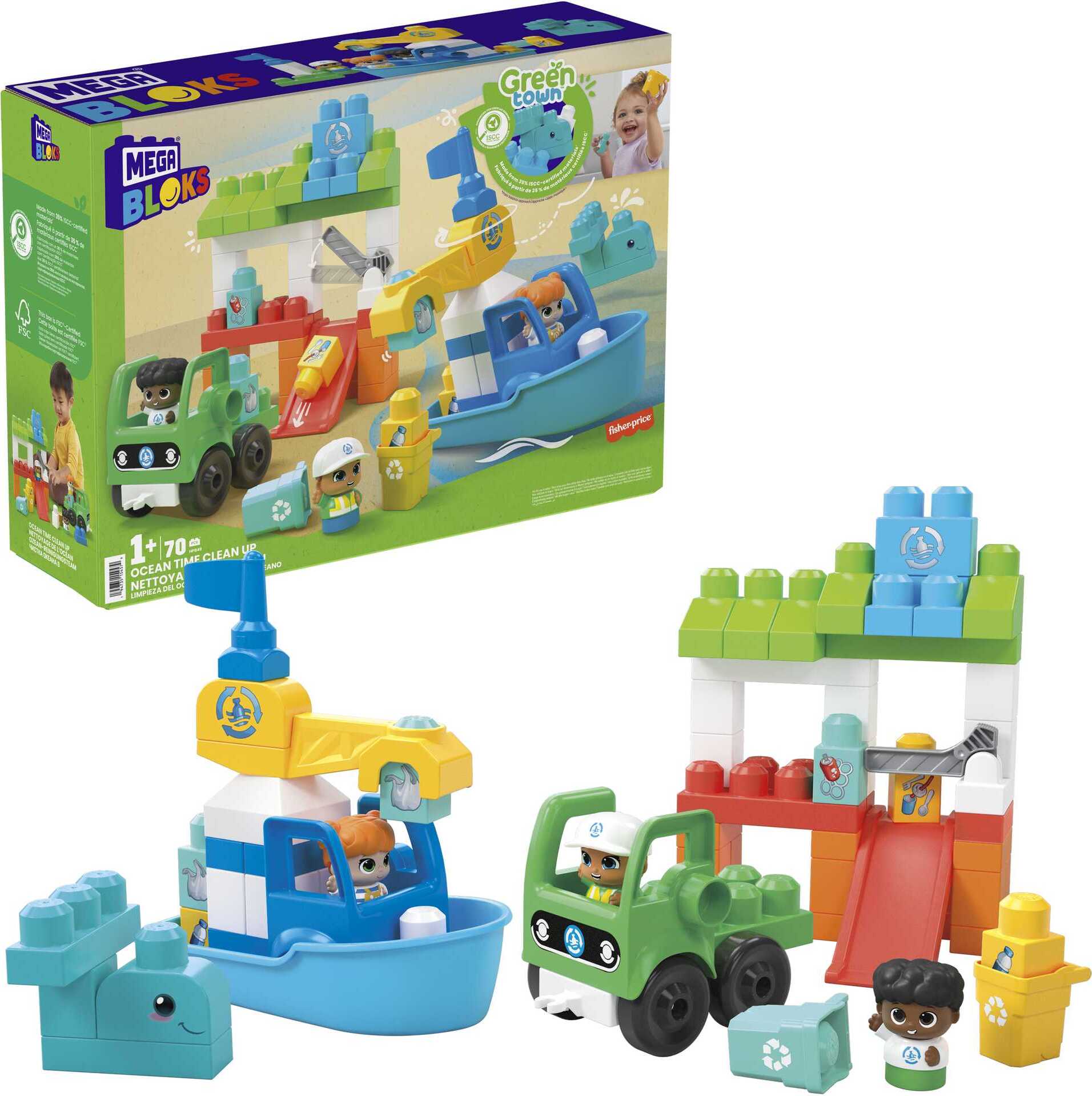 MEGA BLOKS Green Town Ozean-Reinigungsteam HPB49
