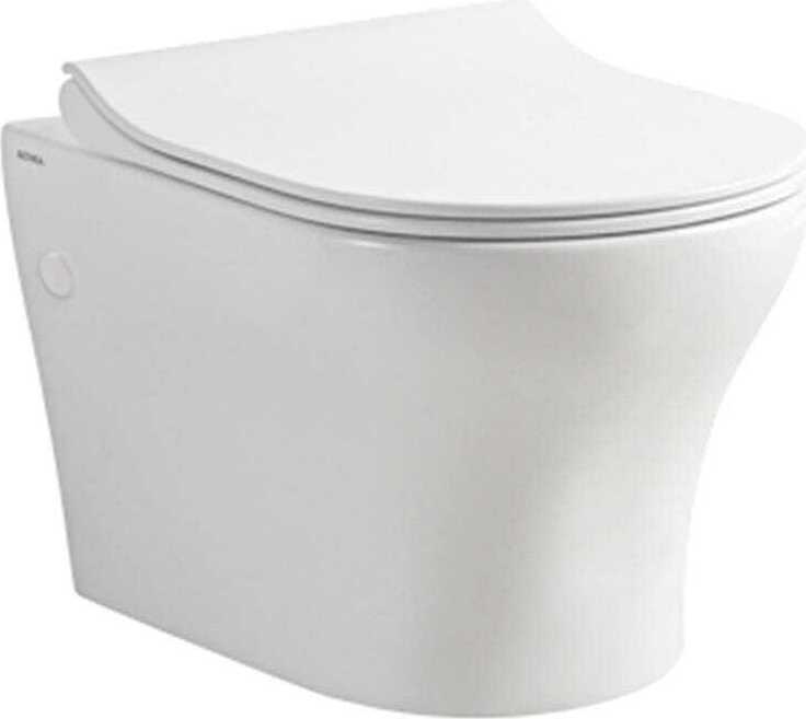 Spülrandloser Wand-WC mit WC-Sitz | Jazz