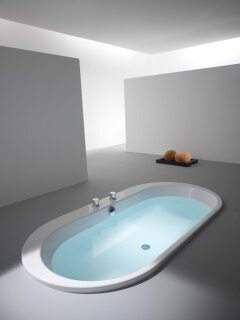 Hoesch Foster Ovalbadewanne 1900 x 980 mm weiß - 6476.010