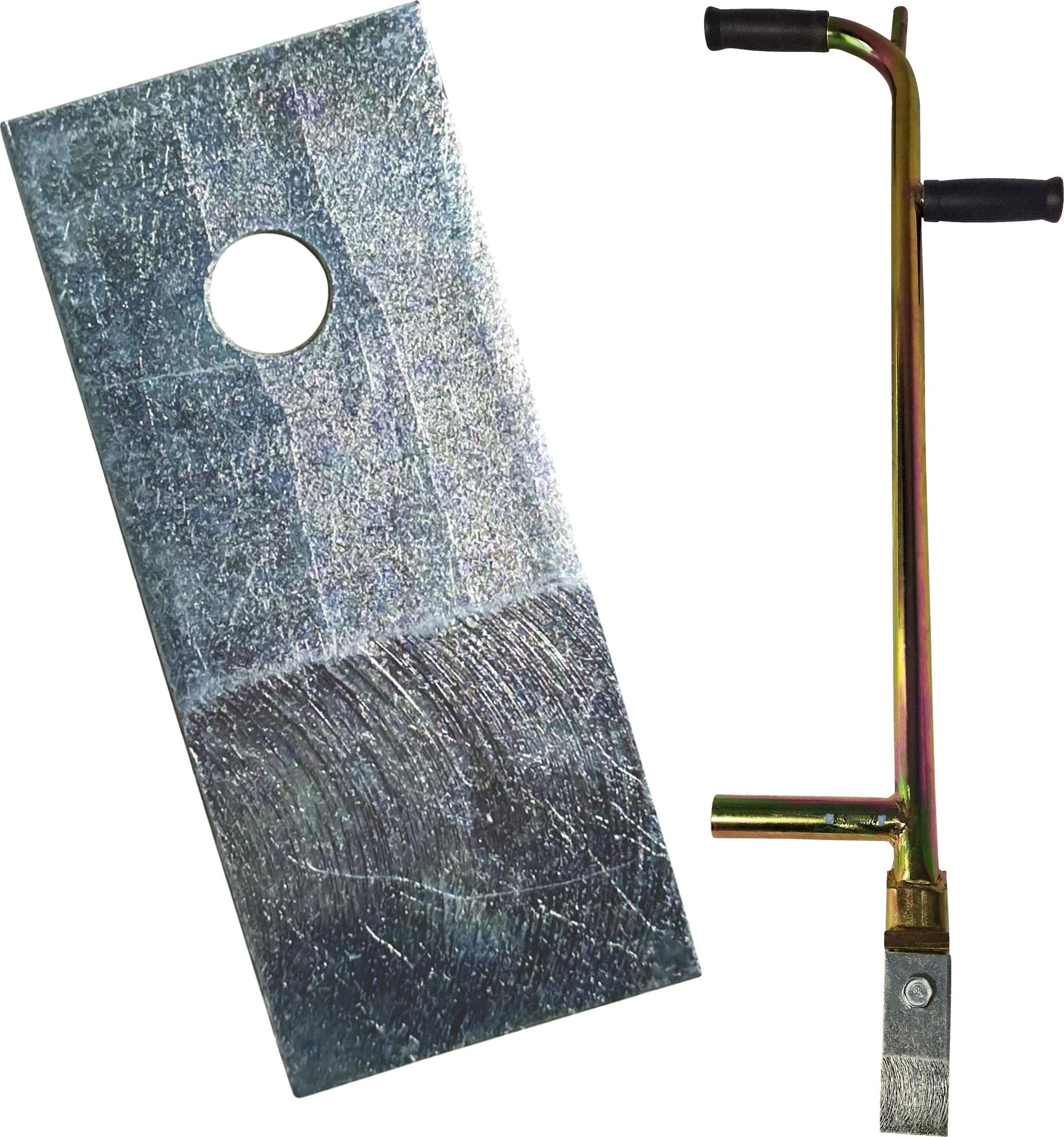 BauSupermarkt24 Ersatzklinge Ersatzmesser für Richteisen Pflasterrichteisen Pflastersteinrichteisen Verbundsteinrichteisen Pflasterrichter Verbundpflasterrichteisen Pflasterausrichteisen Ausrichteisen 103-103-0011