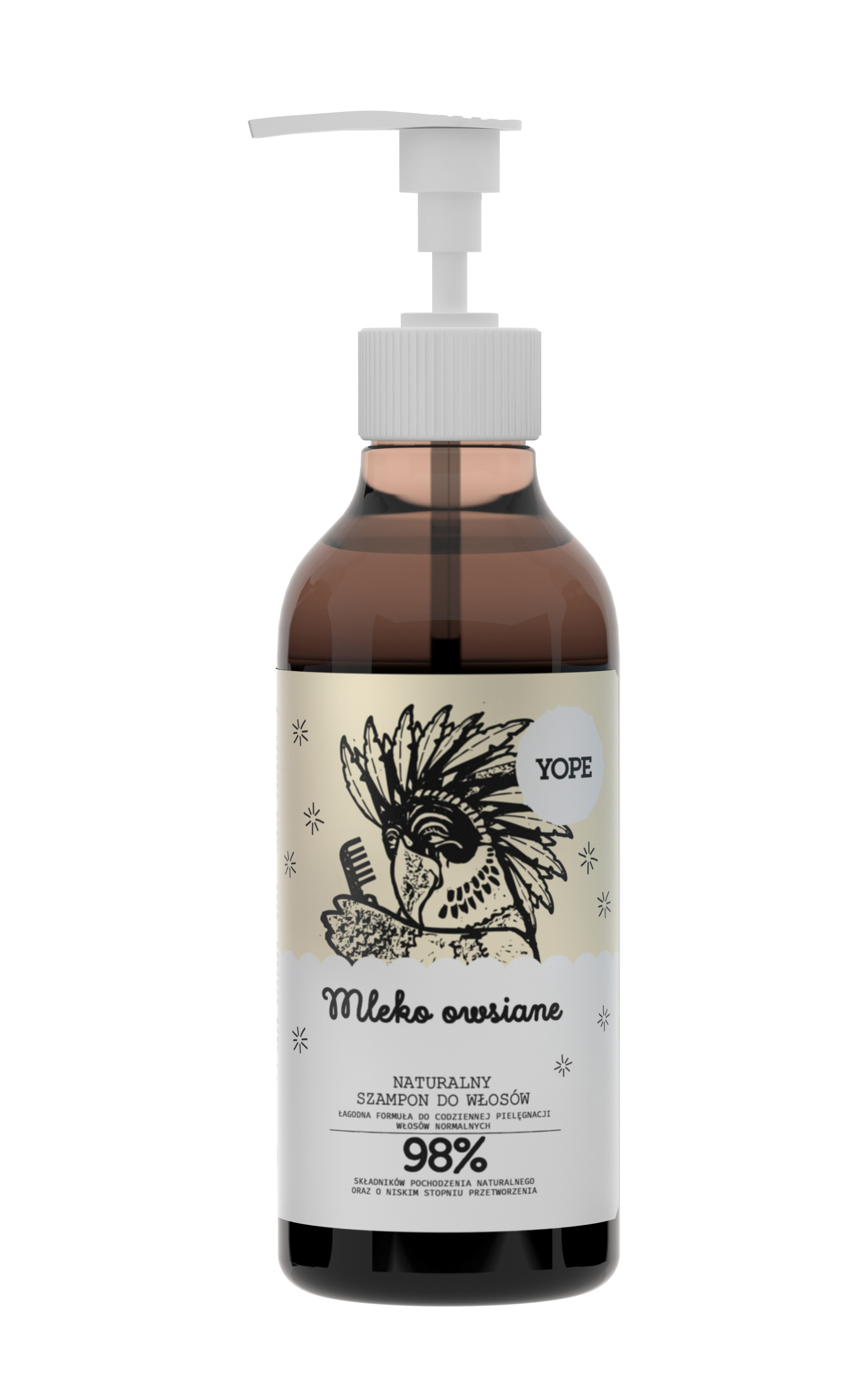YOPE Naturshampoo für normales Haar Hafermilch 300 ml