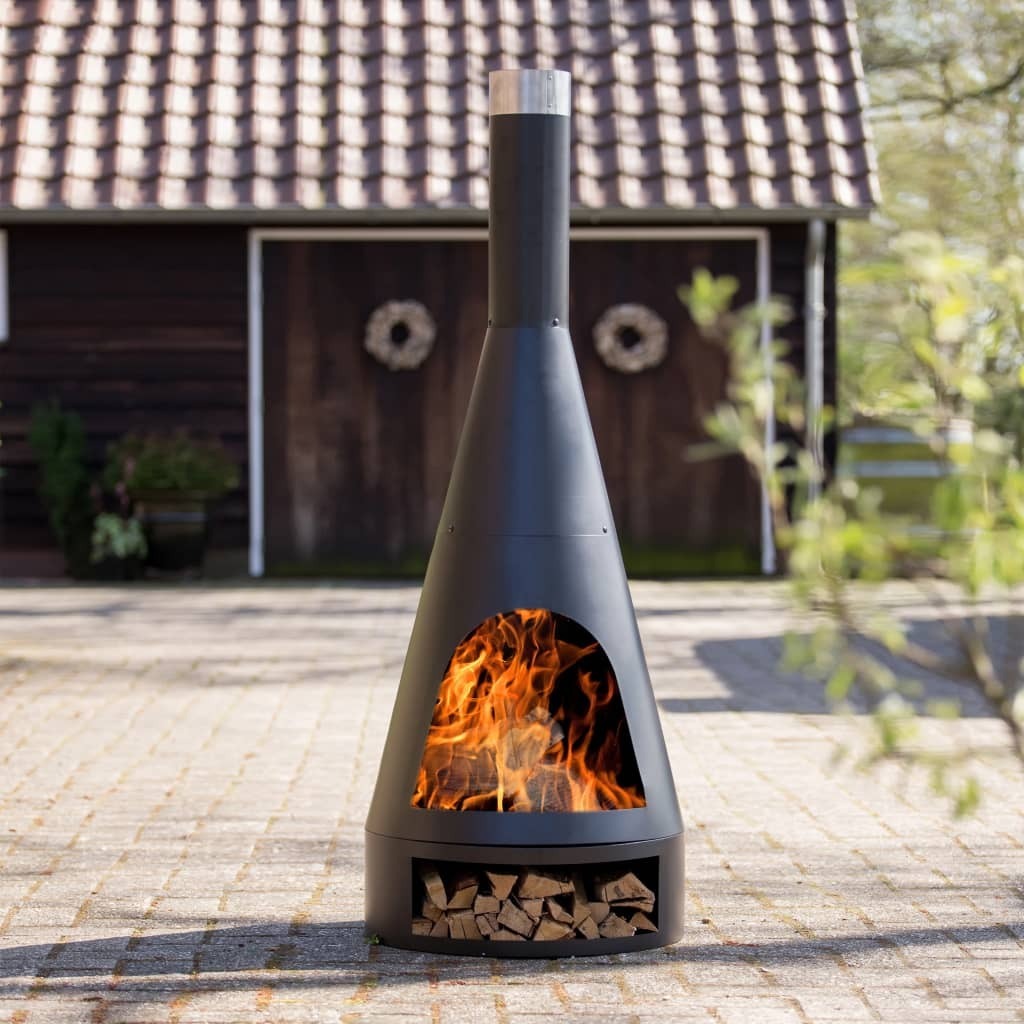 Záhradný sporák RedFire Kingston 43 x 120 cm Steel Matt Black