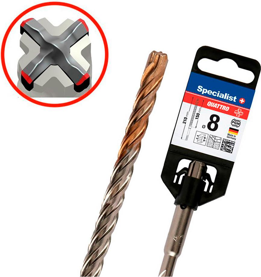 Specialist+ SPECIALIST+ hammer drill QUATTRO, 8/150 x 210 mm