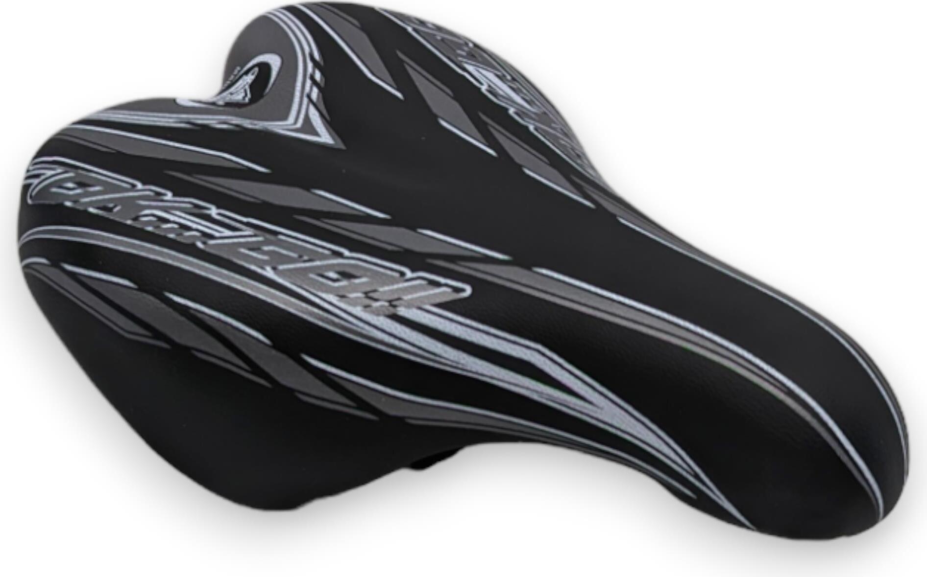 Selle Montegrappa OK-GO Sattel | Grau-Schwarz | Kinder Jungs Fahrradsattel Kids Kindersattel 25242