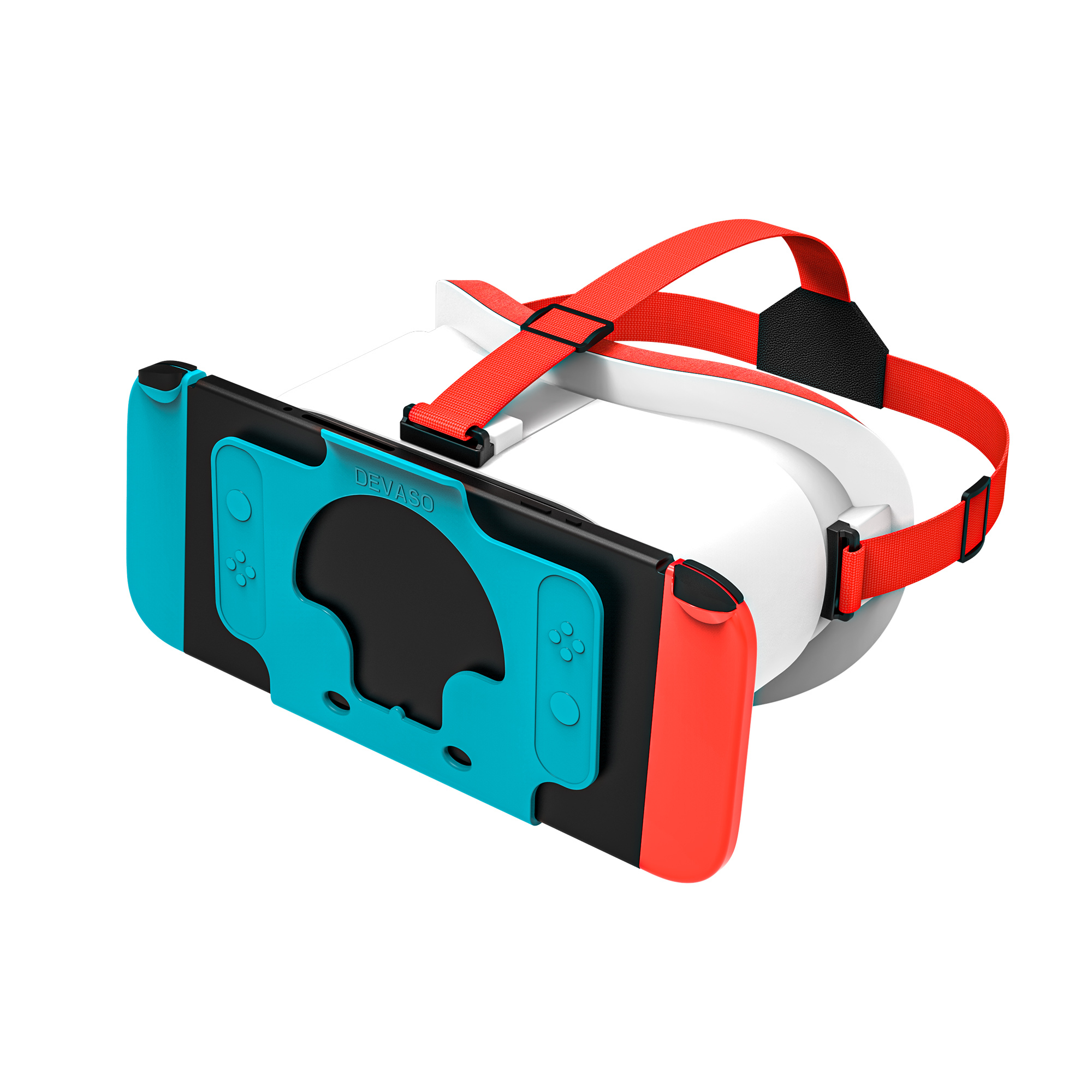 KINSI VR-Brille für Nintendo Switch, 3D-Display, HD-Linsen, rot und blau T8-55329703-02