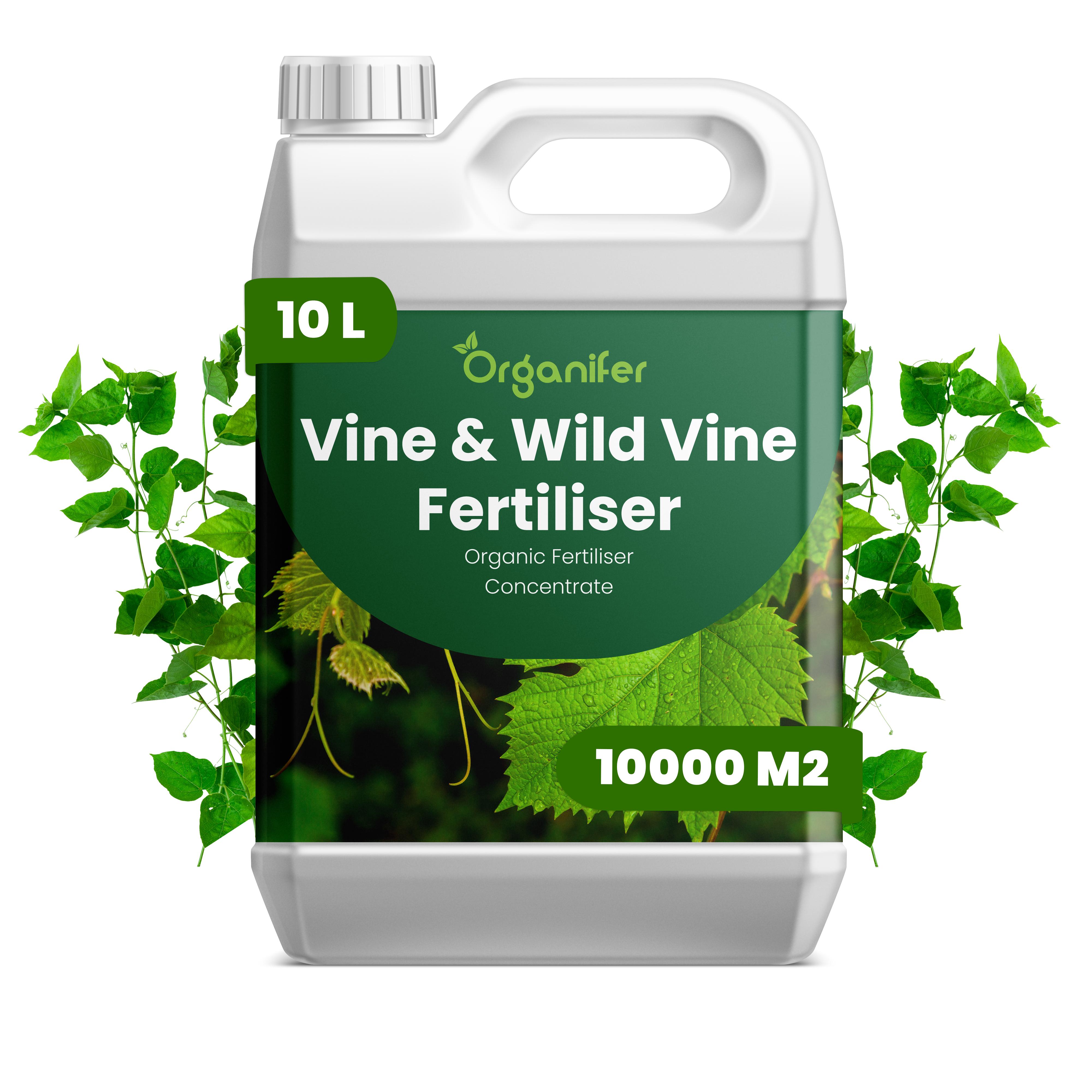 Flüssigdünger Für Weinreben 10L – 2-1-8 NPK – Flüssig-Pflanzendünger Für Weinreben – Organifer 326603