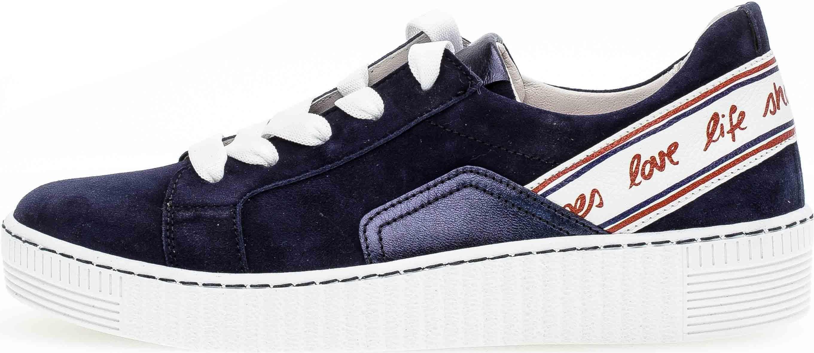 Gabor Jollys Sneaker in Oversizes Blue 43.331.16 Large Dámska obuv