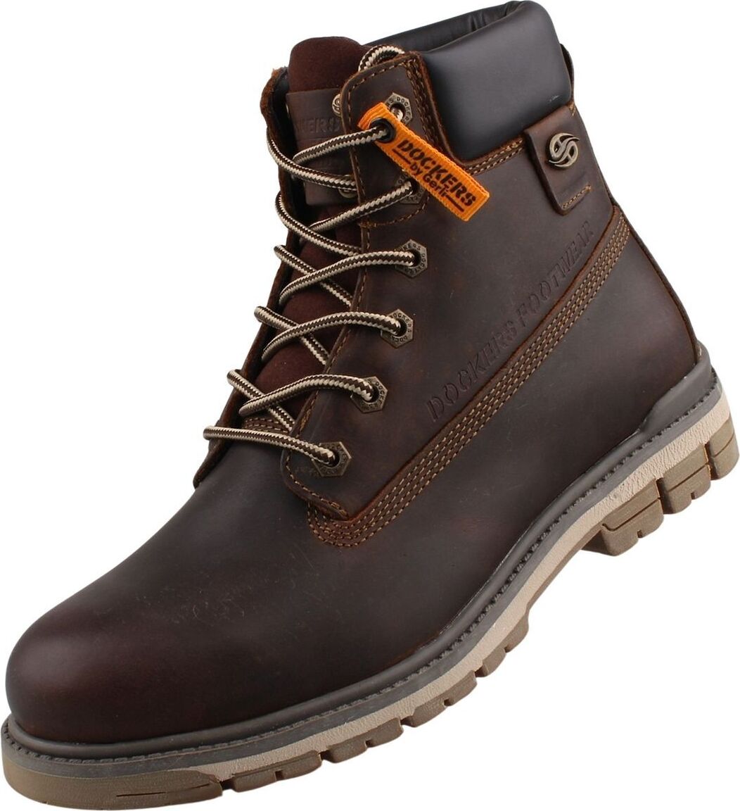 Dockers by Gerli - Pánske zimné topánky Topánky kožené hnedé 43LU001-400360 , veľkosť: EU 40 UK 6.5