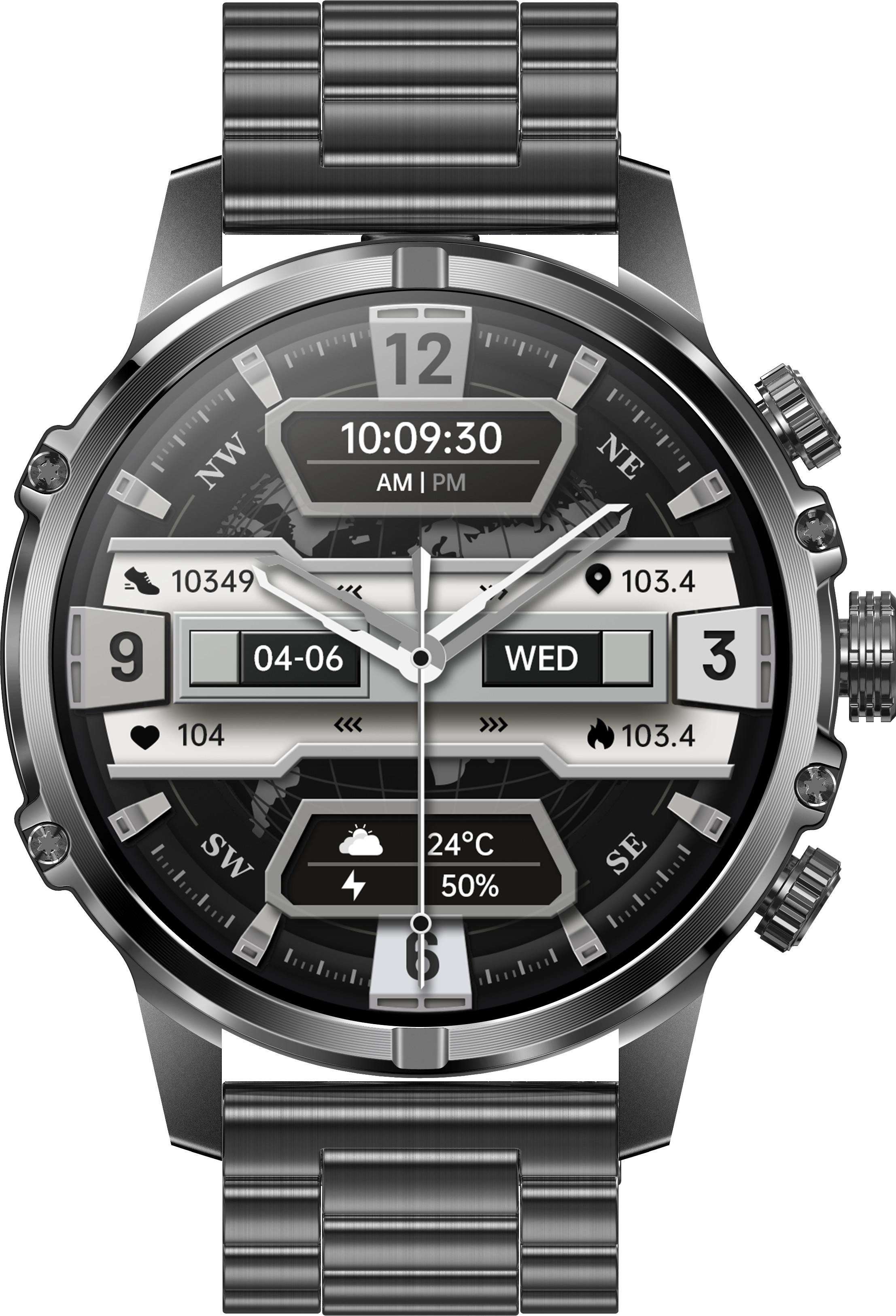 INF Smartwatch CF53 Čierna oceľ