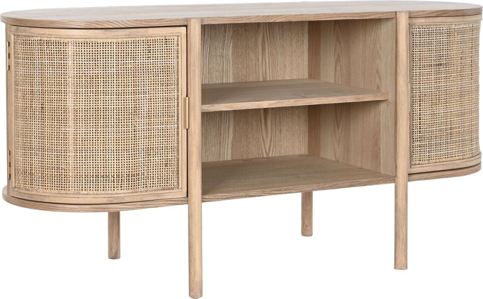 TV-Möbel Home ESPRIT natürlich Kautschukholz 120 x 43,5 x 60 cm S3053389