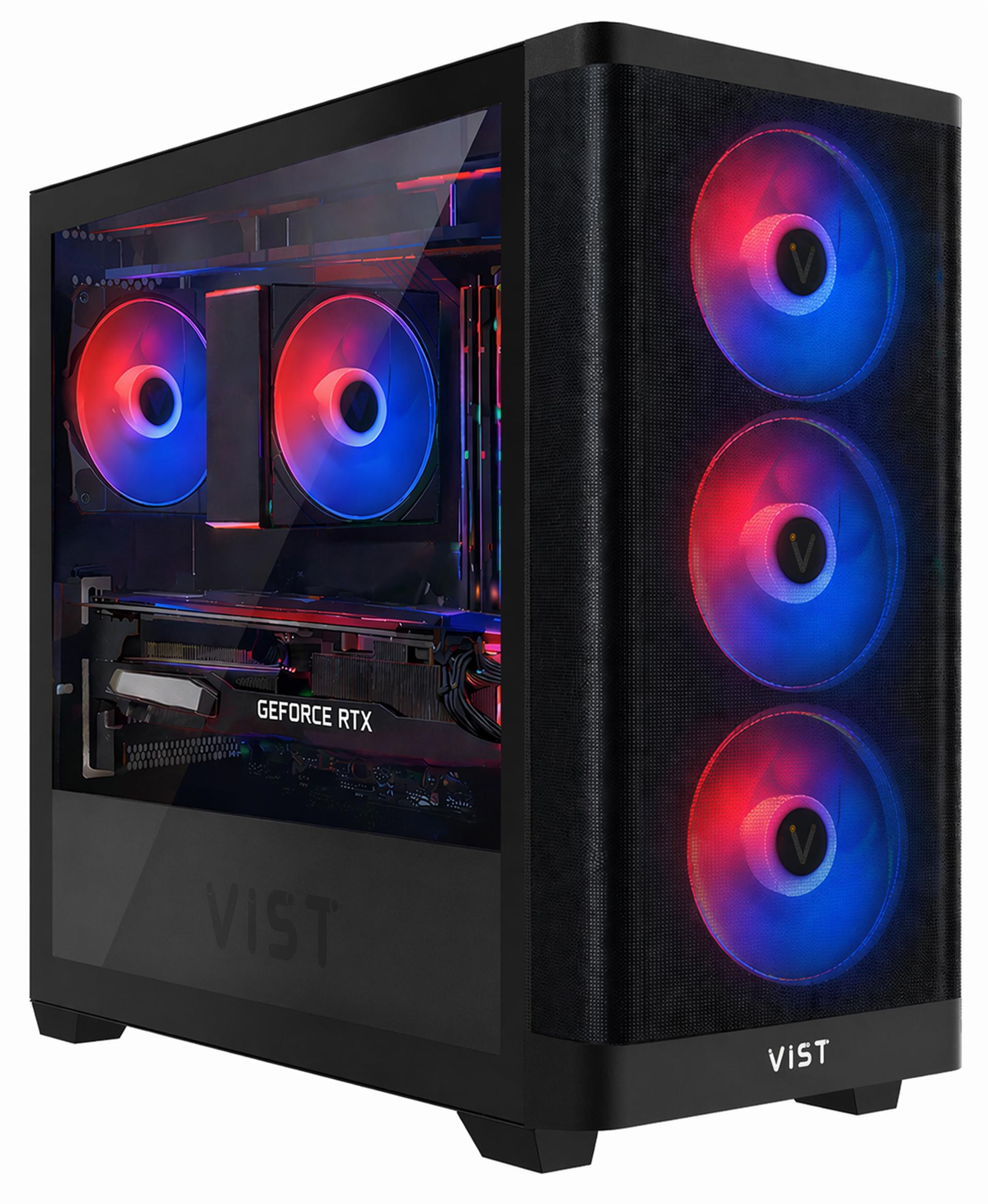 VIST PRO PC Ryzen 7 5700X RX 9070 XT 32GB SSD 1TB WIFI W11 DLSS 4