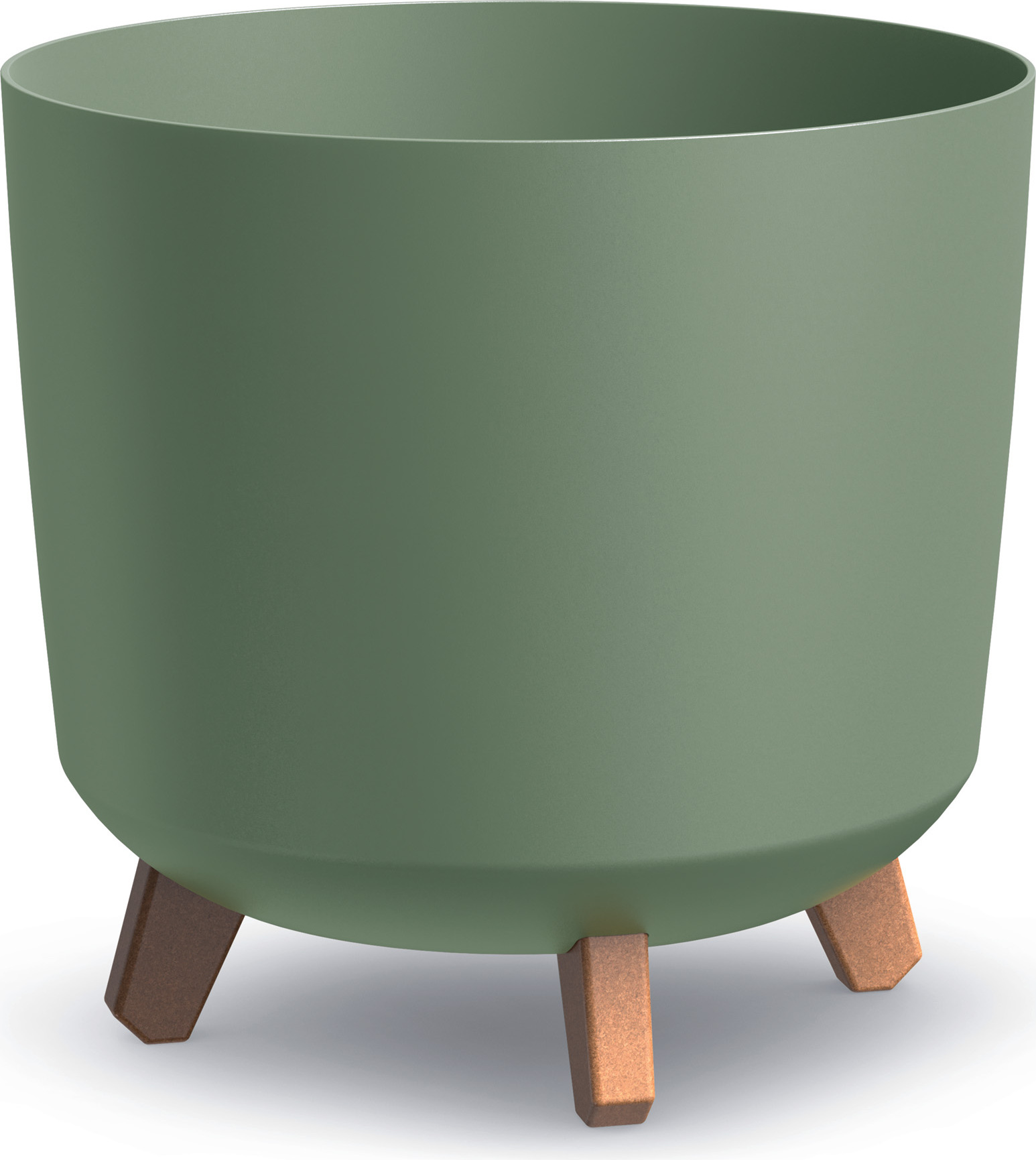 Fioriera Rotonda Prosperplast Furu - Resistente Alle Intemperie, 15L, 280mm - Vaso Per Fiori E Cactus