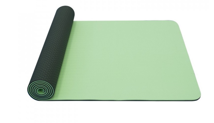 YATE Yoga Matte TPE, 2-lagig, grün/grün 11043