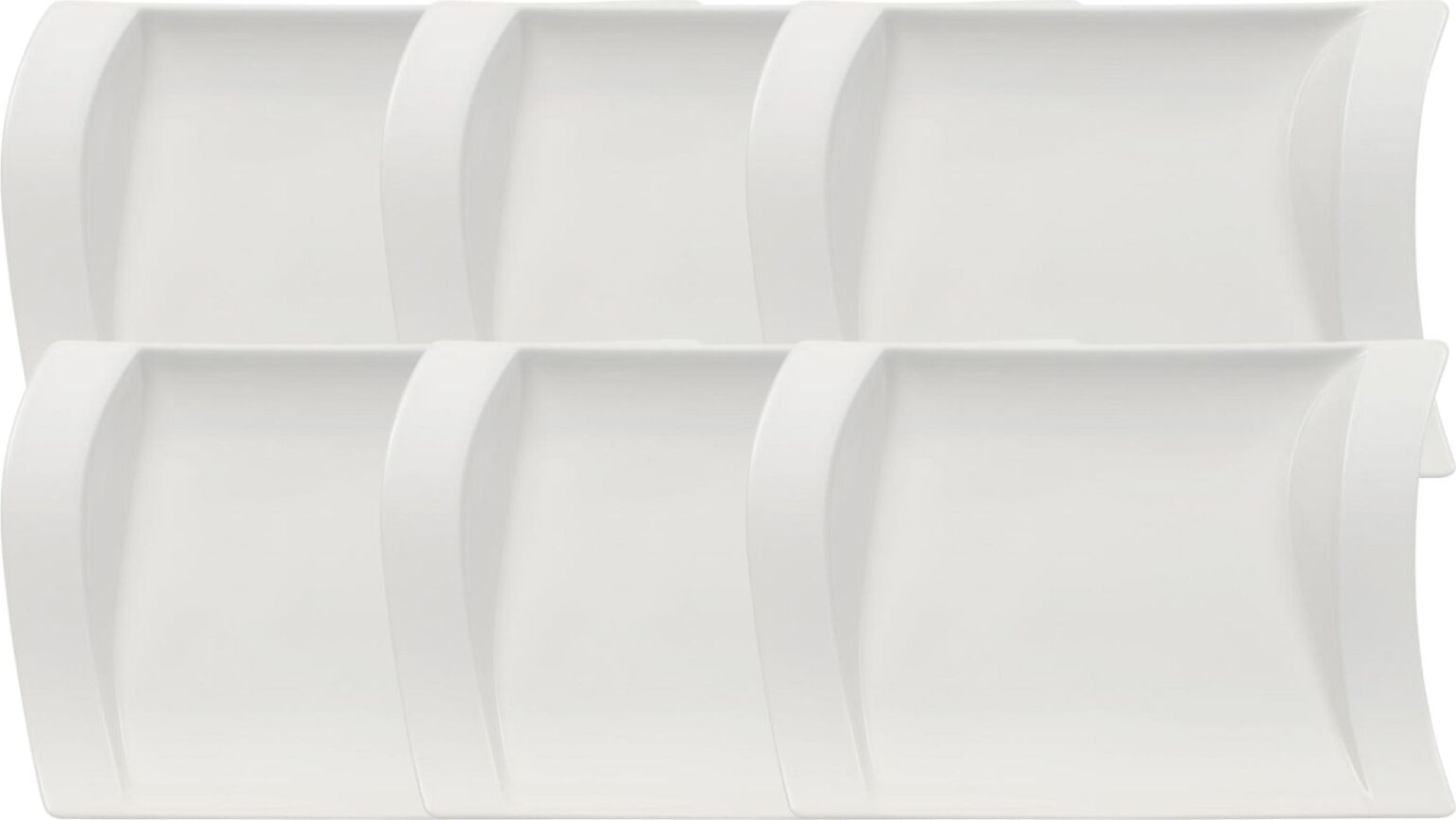 Villeroy & Boch New Wave Beilagenplatte 21 x 15 cm Set6