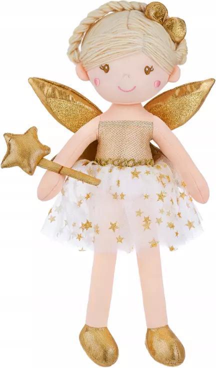 Smily Play Stoffpuppe Fairy Julie, 40cm - weißes Kleid