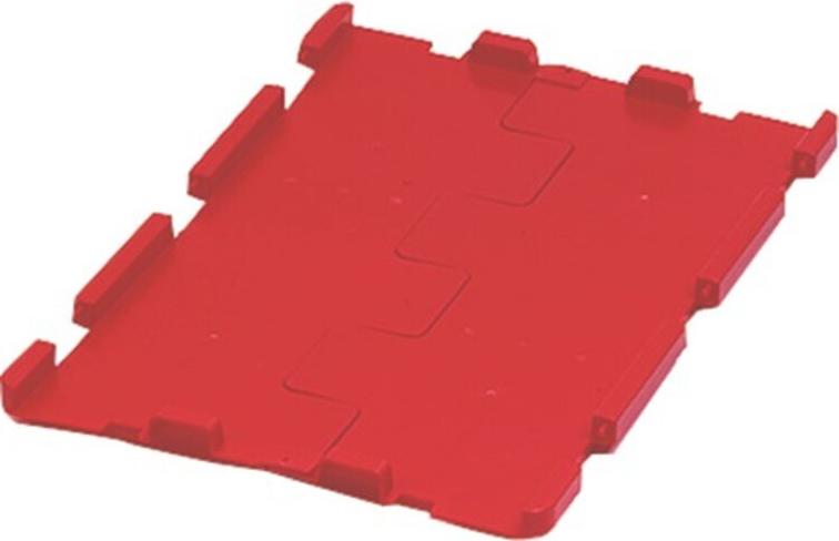 LA-KA-PE Klappdeckel rot f.VTK 600 (Pack a 4 St.) 27830 00 01