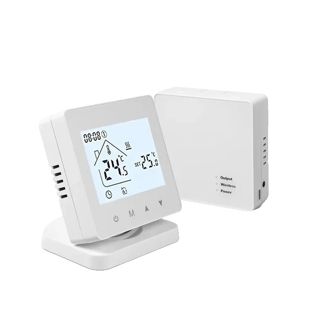 Inteligentný termostat WLAN, Plynové vykurovanie v kotolni, Programovateľný termostat, S Wifi