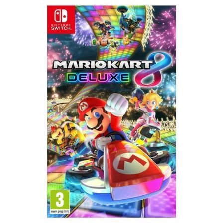 Nintendo Mario Kart 8 Deluxe, Nintendo Switch, Režim multiplayer, E (bez obmedzenia)