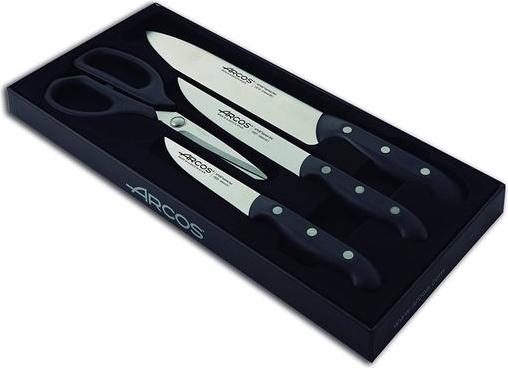 Küchenmesser-Set Arcos Maitre d'oeuvre 152600 Edelstahl Nitrum und mango 4-teilige Polypropylen-Geschenkbox