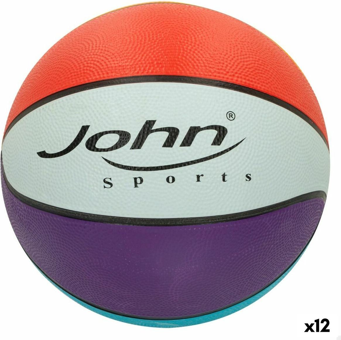 Basketball John Sports Rainbow 7 Ø 24 cm 12 Stück S8902259