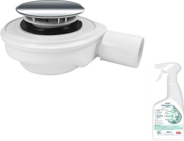 Akces Speed 2 Ø50 Duschsiphon 19240 + gratis Haushaltsessig-Gelreiniger