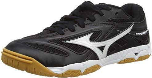 Mizuno Unisex Wave Medal 6 Tischtennisschuh, Schwarz-Weiss, 37.5 EU