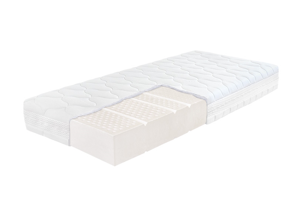 Natur24 Matratze Medi Vita 90x210 cm weich Latex 7-Zonen Latexmatratze Medi-Vita-20-90-210