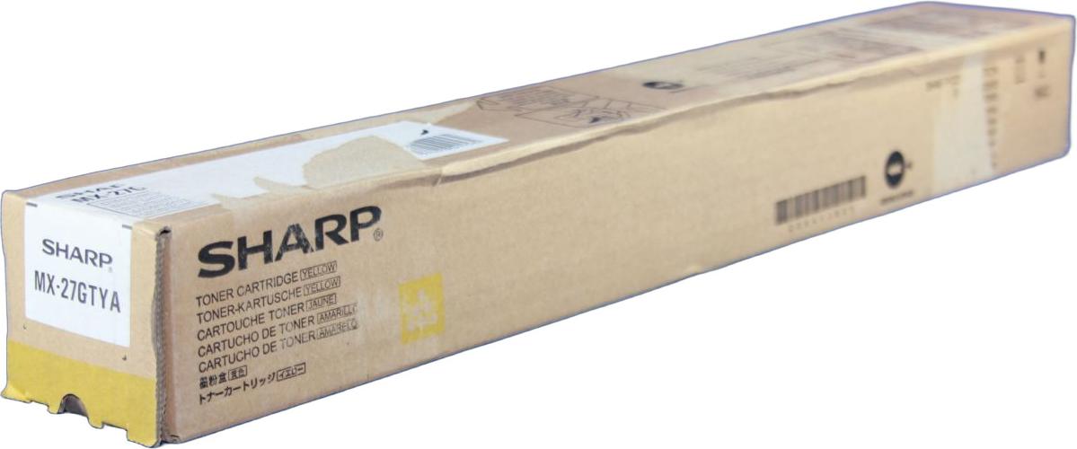 Original Toner für SHARP Kopierer MX 2300/MX 2700 gelb MX-27GTYA