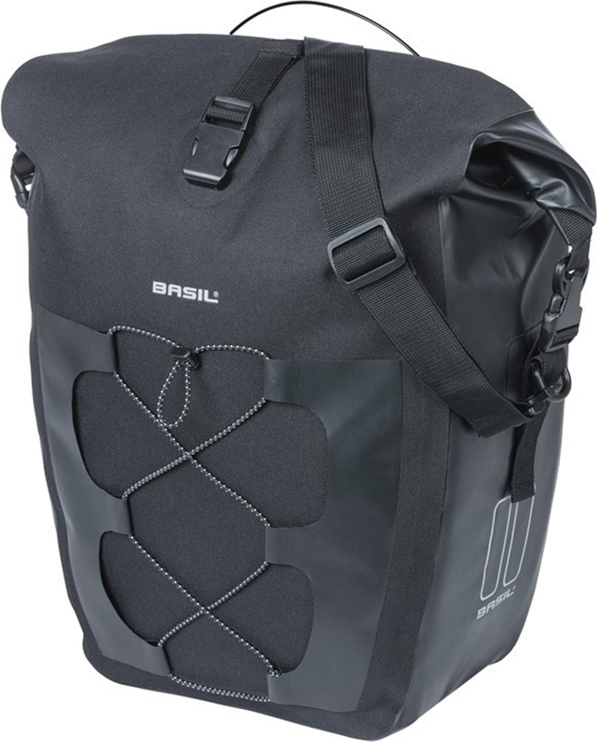 Basil Navigator Waterproof L MIK Studs - Einzelfahrradtasche 22 l, schwarz (T... 18259