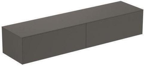 Ideal Standard Waschtischplatte CONCA o Ausschnitt 1987x505mm anthrazit matt anthrazit matt TV781Y2