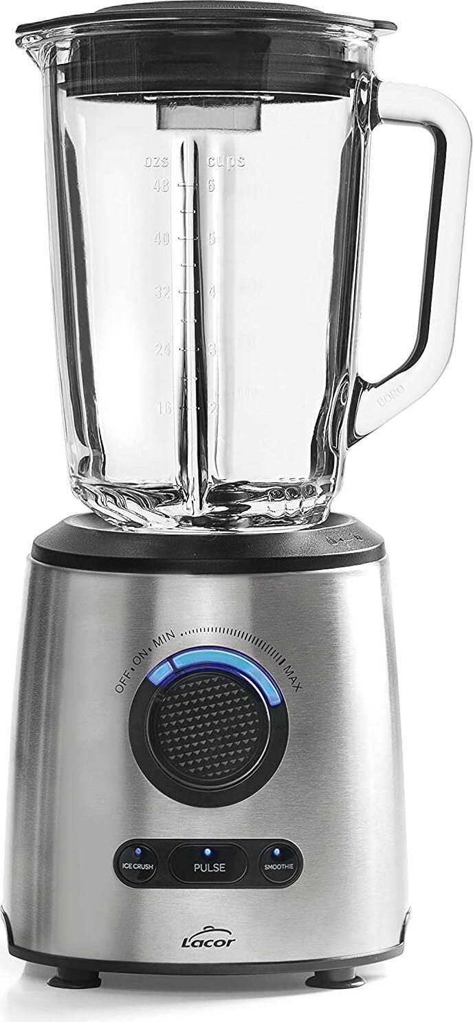 LACOR 69581 69581-Batidora elektrická podlahová 1000 W, BPA frei, 1'50 l, Edelstahl