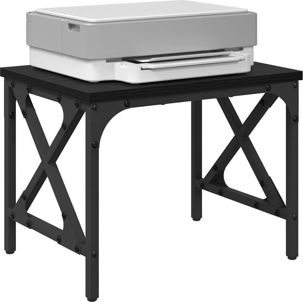 vidaXL (Design 2026 Druckerständer Verstellbar Schwarz Eichen-Optik 40 x 30 x 31cm - Sonstiges Druckerzubehör HOMMIE 756263 - Sonstiges Druckerzubehör CL0000430948-VDCL-251226-CXKSNEEU2026-125915
